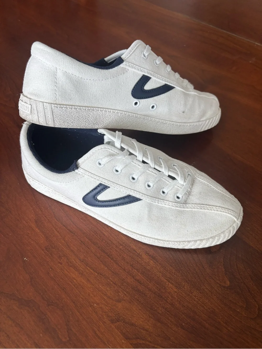 White Tretorn Canvas Women’s Sneakers  - Classic Casual Shoes